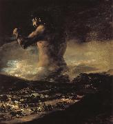 Francisco Goya The Colossus painting